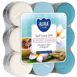 Bispol Čajové svíčky 18ks Self Care SPA