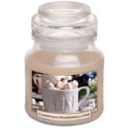 Bartek svíčka 130g sklo Christmas Marshmallows (12)