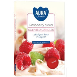 Bispol čajové svíčky 6ks Raspberry Cloud