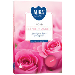 Bispol čajové svíčky 6ks Rose