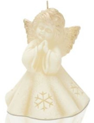Bartek svíčka 90g Xmas 80 Anděl (Aniolek) bílý