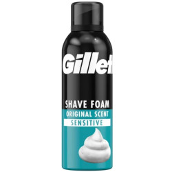 Gillette pěna na holení 250ml Sensitive (modrý)