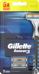Gillette náhradní hlavice 5ks Sensor 3