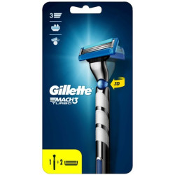 Gillette mach3 Turbo 3D (strojek + 2hlavice/bal)