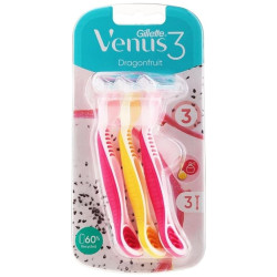 Gillette holítka Venus 3 Dragonfruit (3ks/blistr)