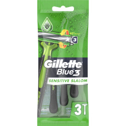 Gillette blue 3 Strojky 3ks (sáček) - Sensitive Slalom