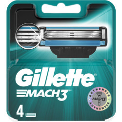 Gillette mach3 náhradní hlavice 4ks