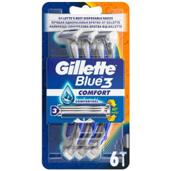 Gillette blue3 6ks Comfort žiletky strojky