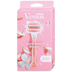 Gillette holítka Venus 3 Comfort Spa Breeze - strojek + 2 hlavice