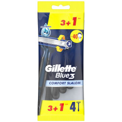 Gillette blue 3 Strojky 4ks (sáček) - COMFORT Slalom (20)