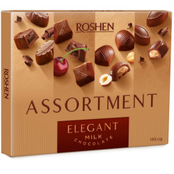 Roshen Bonboniéra elegant 145g Milk Assortment (8)