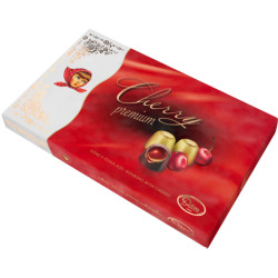 Cherry Premium v hořké čokoládě bonboniéra 145g (12)