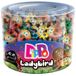 DIPPO Lady Bird 6,5g čokoláda v dóze 100ks