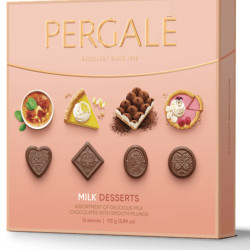Pergale bonboniéra 113g DESSERT z mléčné čokolády (10)
