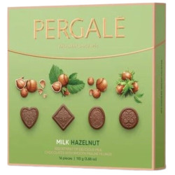 Pergale bonboniéra 110g Milk Hazelnut z mléčné čokolády (10)