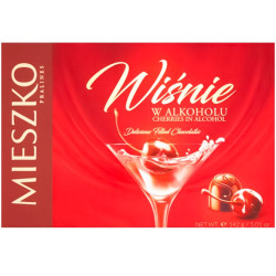 MIESZKO Cherries in Alcohol 142g Višně v alkoholu bonboniera (13)