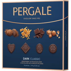 Pergale bonboniéra 114g Dark Magic of Winter z hořké čokolády (10)
