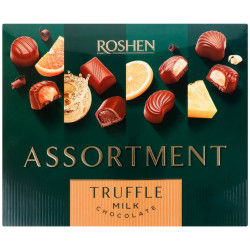 Roshen bonboniéra Assortment Truffle Milk Chocolate 148g (8)