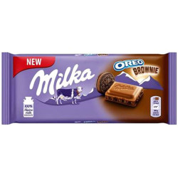 Milka 100g čokoláda Oreo Choco brownie (22)