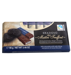 Grazioso čokoláda 98g Milk cookies (16)