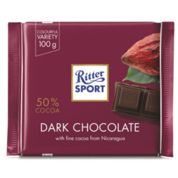 Ritter sport čokoláda 100g Dark Chocolate (Hořká čokoláda) (12)