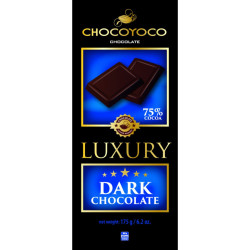 Chocoyoco Luxury Hořká čokoláda 75% 175g (14)