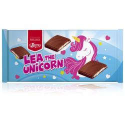 Lea Unicorn 50g čokoláda s mléčnou náplní Blue (36)