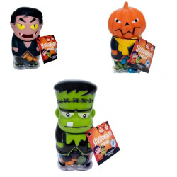 Halloween Figurka s čokoládovými lentilkami 100g MIX (24)