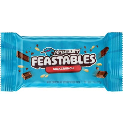 Mr Beast 60g Mléčná čokoláda s pufovanou rýží (10)
