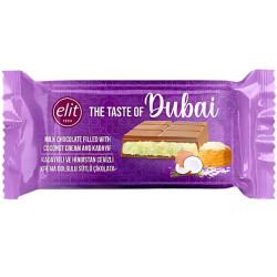 Dubai čokoláda Elit 90g Coconut Chocolate (12)
