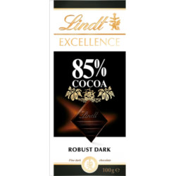Lindt Excellence 100g čokoláda 85% Cocoa Robust Dark (20)