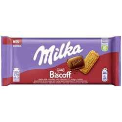 Milka 90g čokoláda Lotus Biscoff (24)