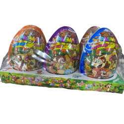 Vajíčko plastové XXXL 20g 4v1 Zoo Animals 17,5cm (6)