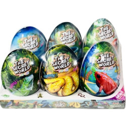 Vajíčko plastové XXXL 20g Secret World 17,5cm (6)