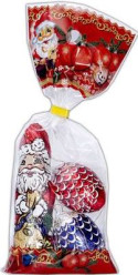 Paloma Vánoční baliček 80g - Mikuláš čokoláda (figurky + vajička) bal/30ks