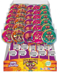 Lolliboni lízátko 30g Sour brain