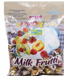 Mini cukorka mix bonbon 70g Milk Frutti (45)