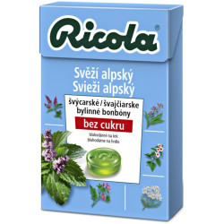 Ricola bylinné bonbony 40g Svězí Alpský (20)