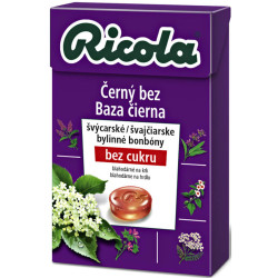 Ricola bylinné bonbony 40g Černý bez (20)
