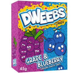 Dweebs 45g bonbon Grape a Blueberry (24)