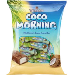 Coco Morning 250g mléčná čokoláda s kokosovou polevou
