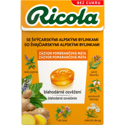 Ricola bylinné bonbony 40g Zázvor (20)