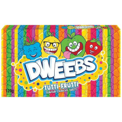 Dweebs Tutti Frutti 120g - Theatre Box (12)