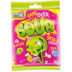 Game Over Sour kyselé bonbóny 60g s ovocnou příchutí (18)