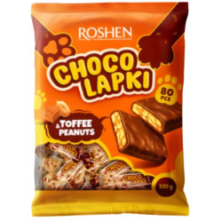 Roshen Choco Lapki 500g Toffee & Peanuts (10)