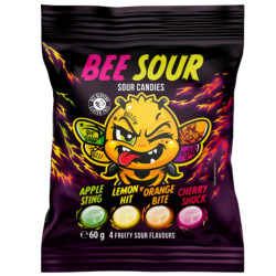 BEE SOUR Candies 60g bonbón (20)