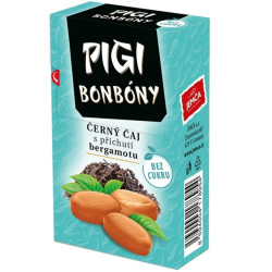 Pigi bonbóny černý čaj a begamot 38g (20)