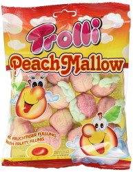Trolli 150g marshmallow Peach mallow s náplní (8)