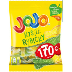 Jojo 170g Kyselé rybičky (25)