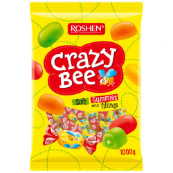 Roshen 1kg Crazy Bee Fruity ovocné plněné želé (9)